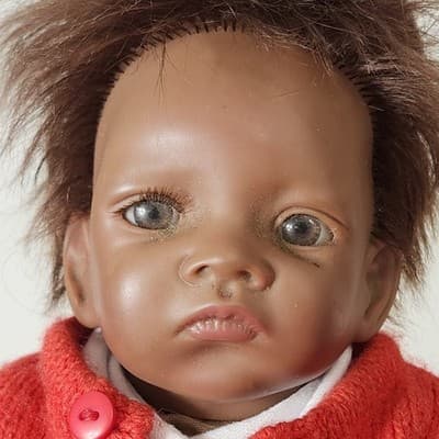 2 Vintage Artist Ashton Drake Gallery Vinyl Dolls Tiny Miracle Bundle Lot Toy - Thumbnail 10