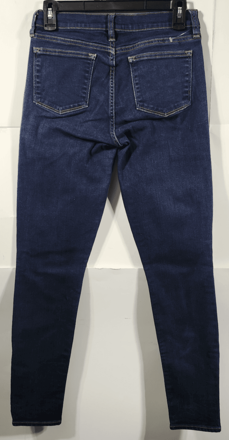J.Crew Women's 26 Jeans Slim Straight Fit Blue Medium Wash Denim - Thumbnail 4