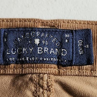 Lucky Brand Women's 10 Pants Sofia Skinny Corduroy Mid Rise Stretch Brown - Thumbnail 7