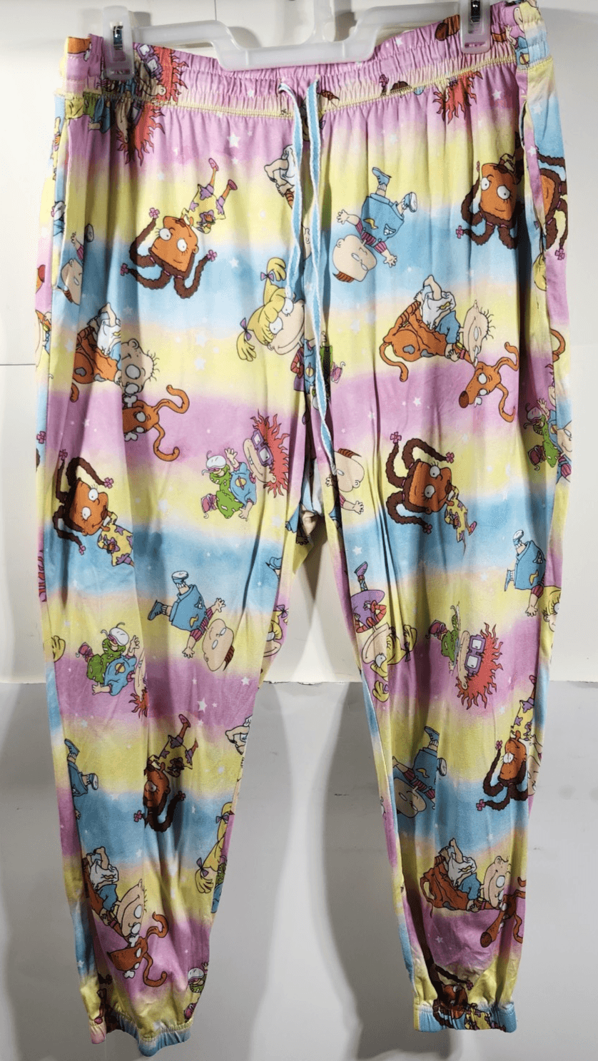 Rugrats Women's 3X (22W-24W) Sleep Lounge Pajama Jogger Pants Briefly Stated
