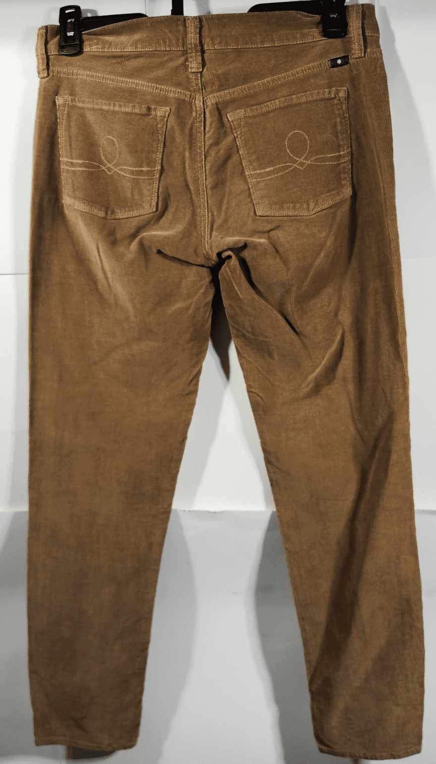 Lucky Brand Women's 10 Pants Sofia Skinny Corduroy Mid Rise Stretch Brown - Thumbnail 6
