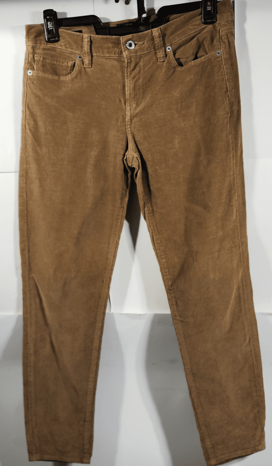 Lucky Brand Women's 10 Pants Sofia Skinny Corduroy Mid Rise Stretch Brown - Thumbnail 5