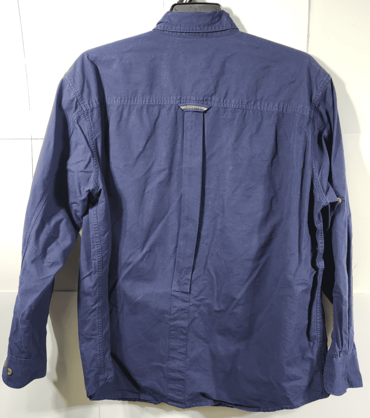 Flyshacker Cotton Shirt Mens Size Large Blue Button Up Long Sleeve Pockets - Thumbnail 6