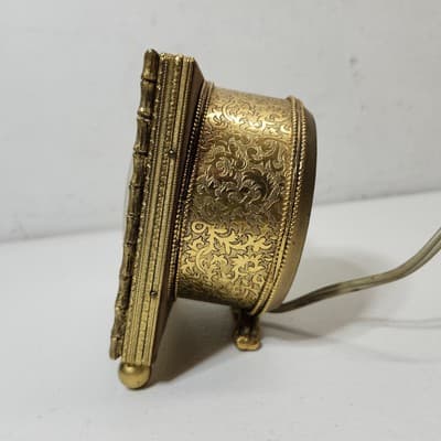 Desk Alarm Clock MCM Saks Fifth Ave Retro Office Home Decor Made in USA Vintage - Thumbnail 6