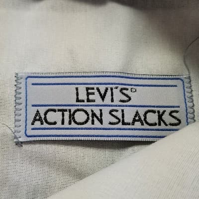 Levis Action Slacks Men's 44x34 Black Dress Pants Vintage Trousers NEW - Thumbnail 9