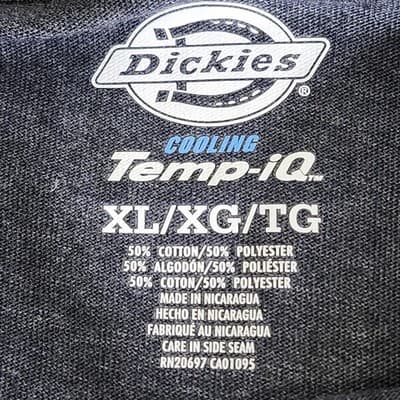 Dickies Men’s XL Gray Long Sleeve Performance Tee Moisture Wicking Work Shirt - Thumbnail 8