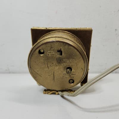 Desk Alarm Clock MCM Saks Fifth Ave Retro Office Home Decor Made in USA Vintage - Thumbnail 7