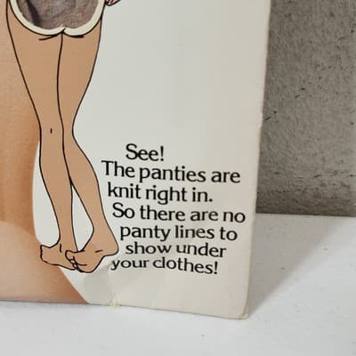 Underalls Panty Size A-B Style 320 Nude Brief Nude Legs Vintage - Thumbnail 5