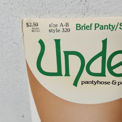 Underalls Panty Size A-B Style 320 Nude Brief Nude Legs Vintage - Thumbnail 3