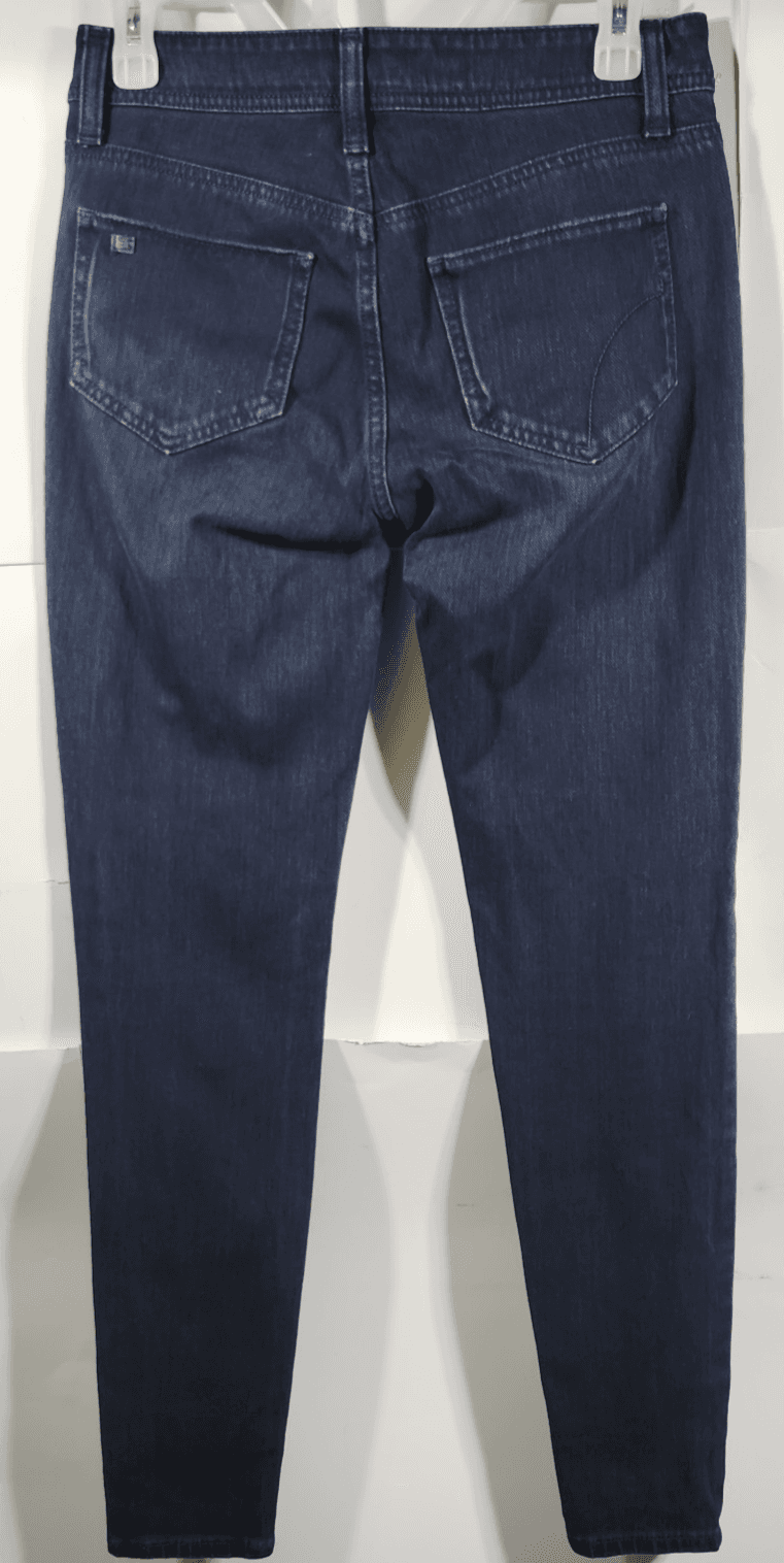 California Born Women's 4 Jeans Mid Rise Skinny Ankle Blue Dark Denim Stretch - Thumbnail 4