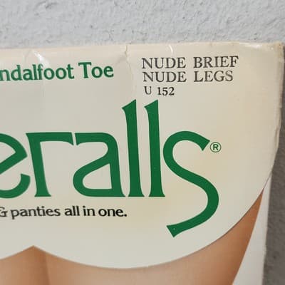 Underalls Panty Size A-B Style 320 Nude Brief Nude Legs Vintage - Thumbnail 2
