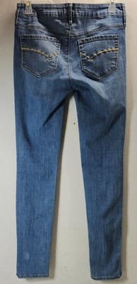 Bullhead Women's Skinny Jeans Blue Wash Size 9 Stretch Denim - Thumbnail 3