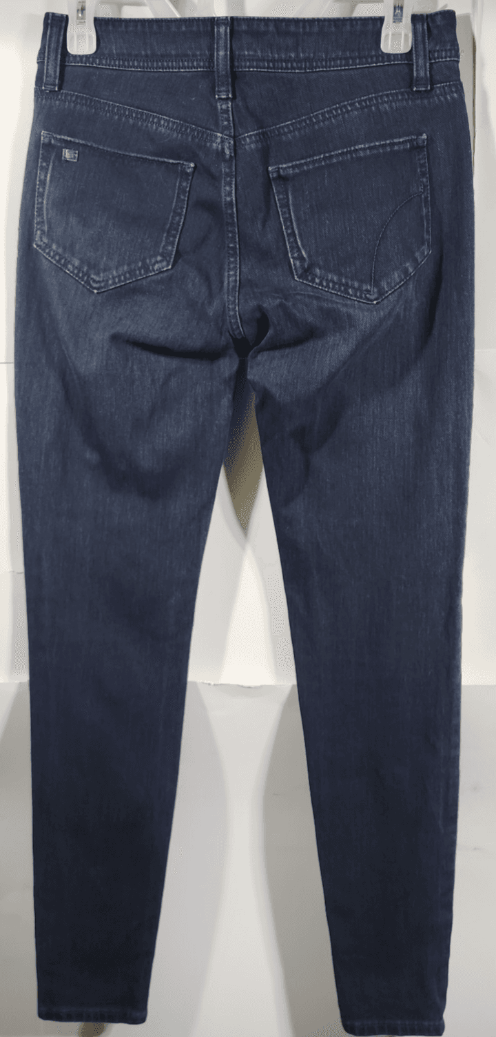 California Born Women's 4 Jeans Mid Rise Skinny Ankle Blue Dark Denim Stretch - Thumbnail 6