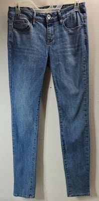 Bullhead Women's Skinny Jeans Blue Wash Size 9 Stretch Denim - Thumbnail 2