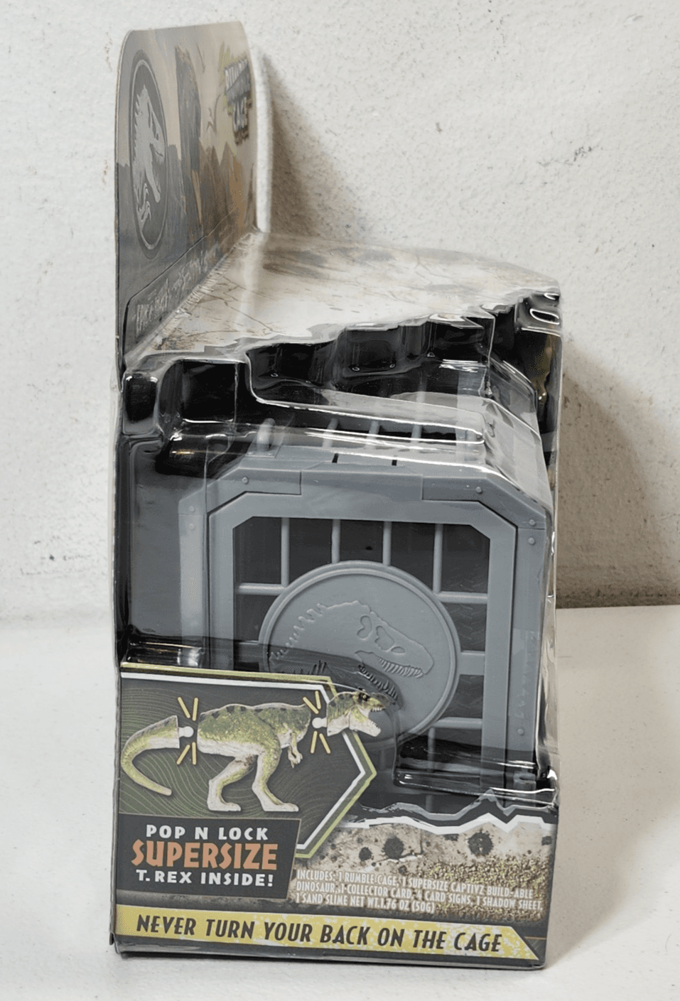 Jurassic World Epic Battles T-Rex Rumble Cage Lights and Sounds Toy NEW - Thumbnail 4
