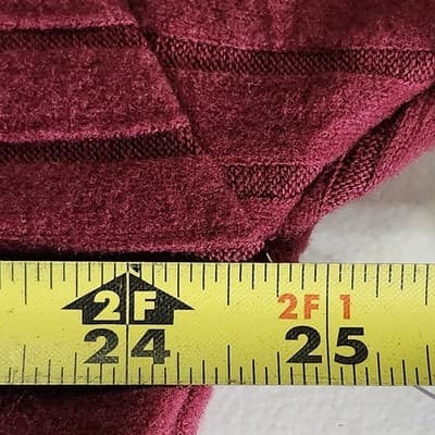Time and Tru Women's XL Shirt Ribbed Hacci V-neck Top Red NEW - Thumbnail 2