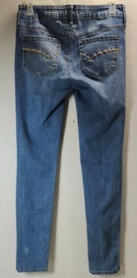 Bullhead Women's Skinny Jeans Blue Wash Size 9 Stretch Denim - Thumbnail 4