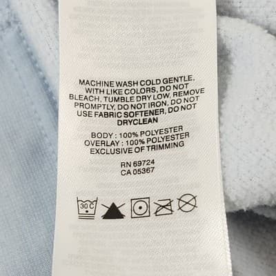 Columbia Women's size Small 1/4 Zip Pullover Shirt Light Blue - Thumbnail 8