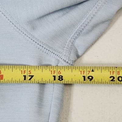 Columbia Women's size Small 1/4 Zip Pullover Shirt Light Blue - Thumbnail 2