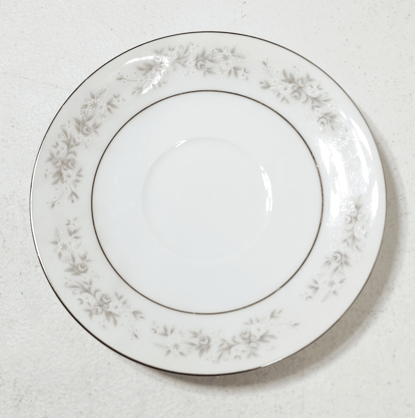 2 Fine China of Japan Maria Plates 5.75" Floral Design - Thumbnail 3