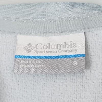 Columbia Women's size Small 1/4 Zip Pullover Shirt Light Blue - Thumbnail 7