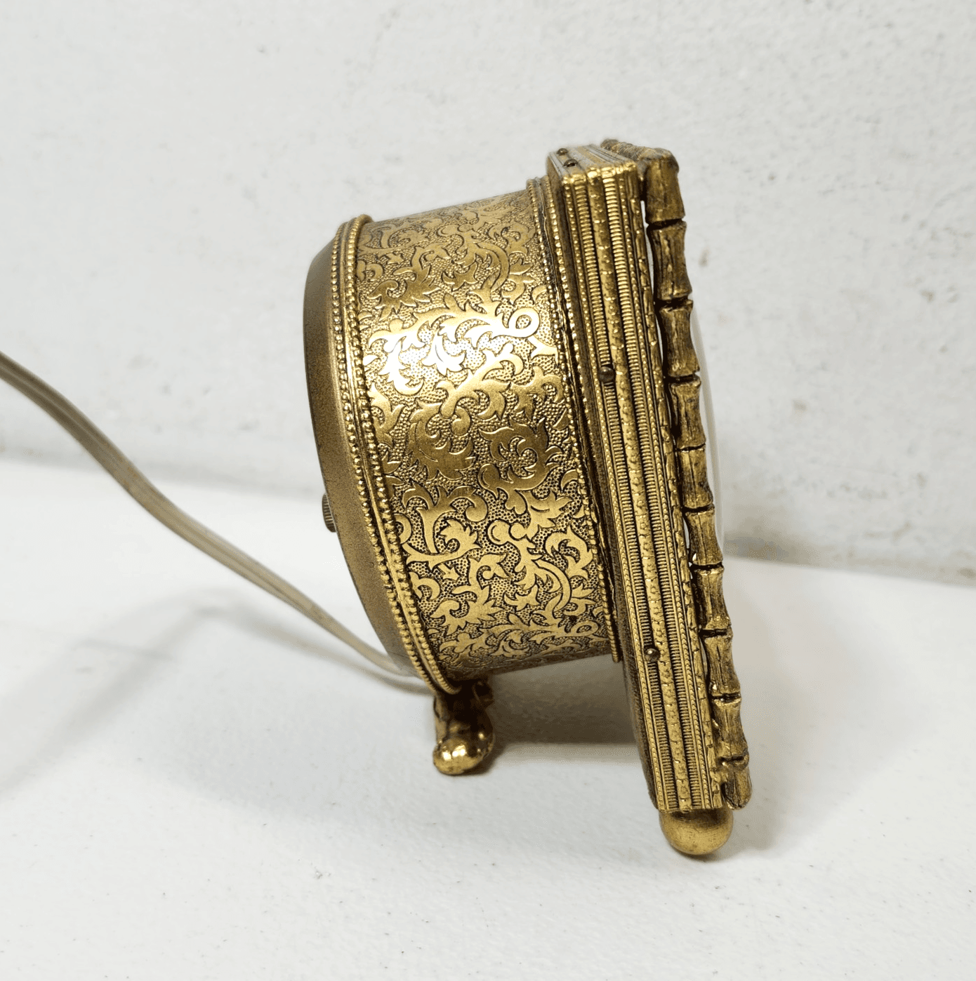 Desk Alarm Clock MCM Saks Fifth Ave Retro Office Home Decor Made in USA Vintage - Thumbnail 9