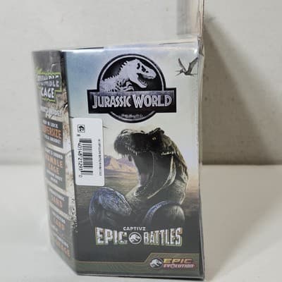 Jurassic World Epic Battles T-Rex Rumble Cage Lights and Sounds Toy NEW - Thumbnail 8