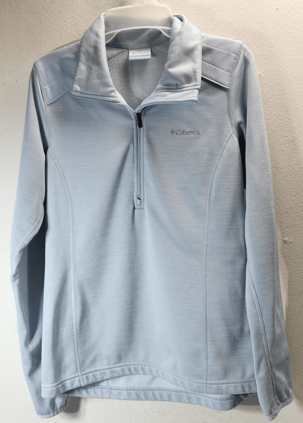 Columbia Women's size Small 1/4 Zip Pullover Shirt Light Blue - Thumbnail 5