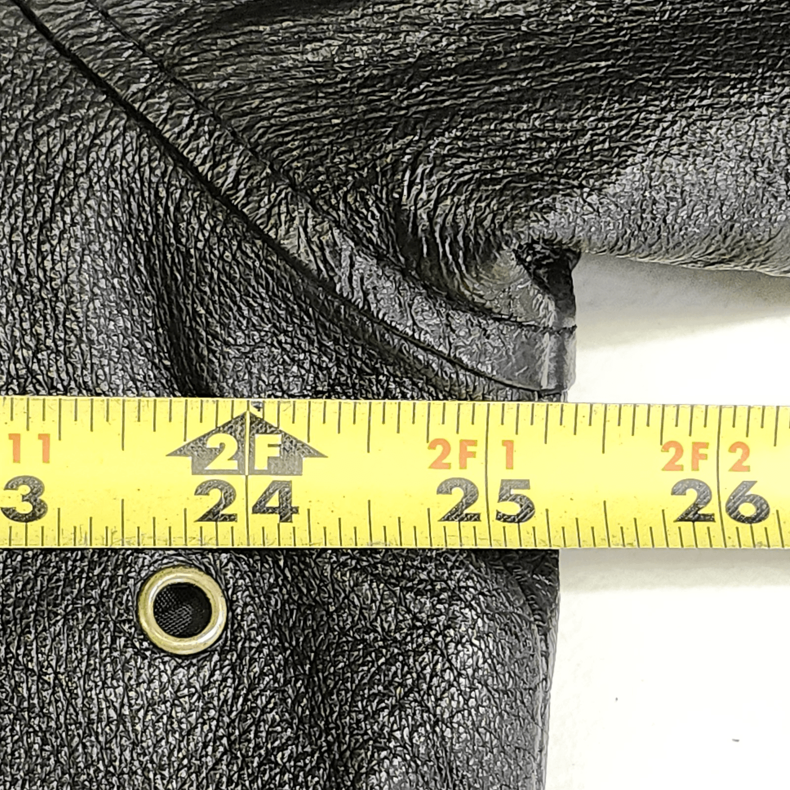 Burks Bay Vintage Mens Leather Jacket Black Walmart Oil Change Size Large - Thumbnail 2