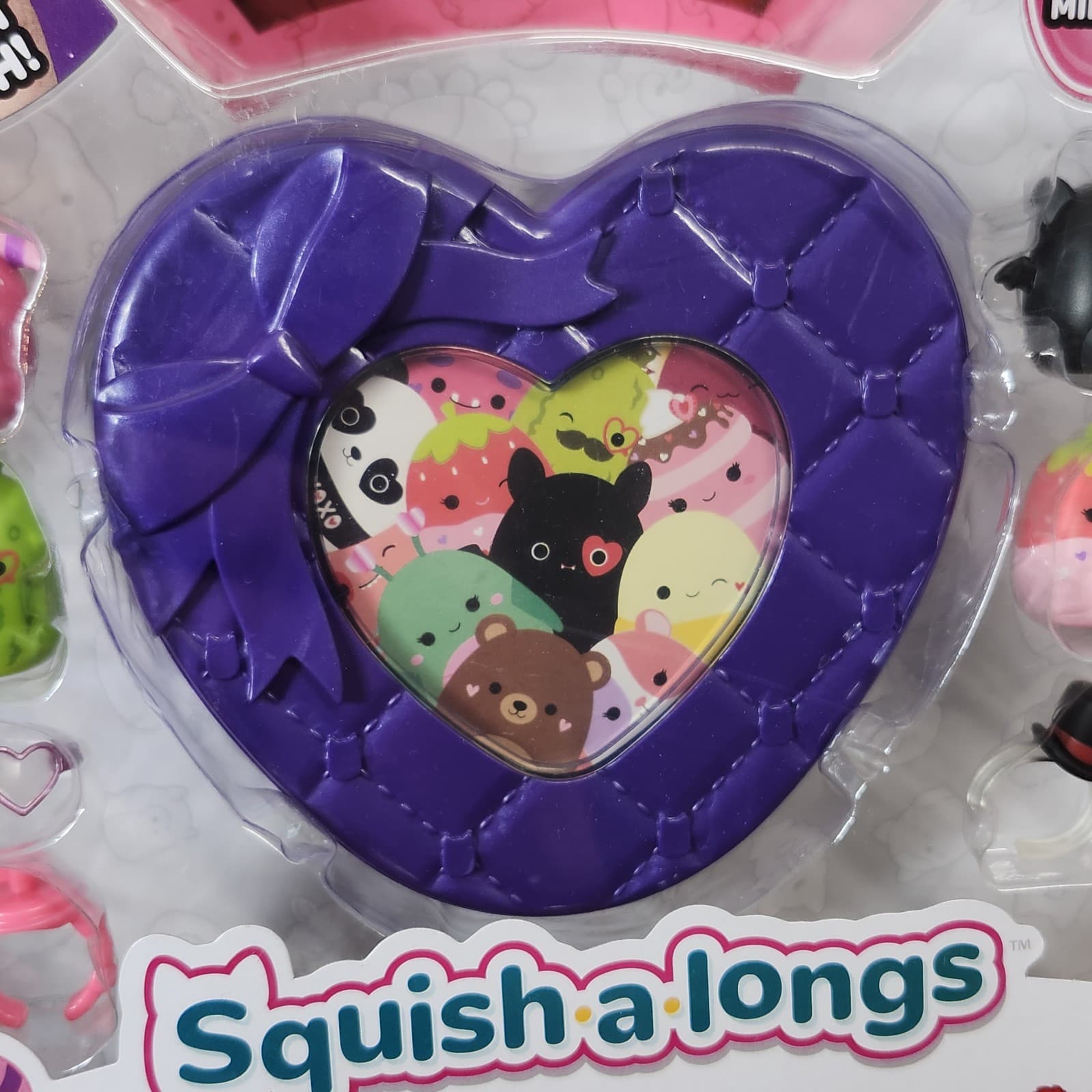 Squishmallow Squish-a-Longs Kids Toy 8 Piece Purple Series 2 NEW - Thumbnail 3