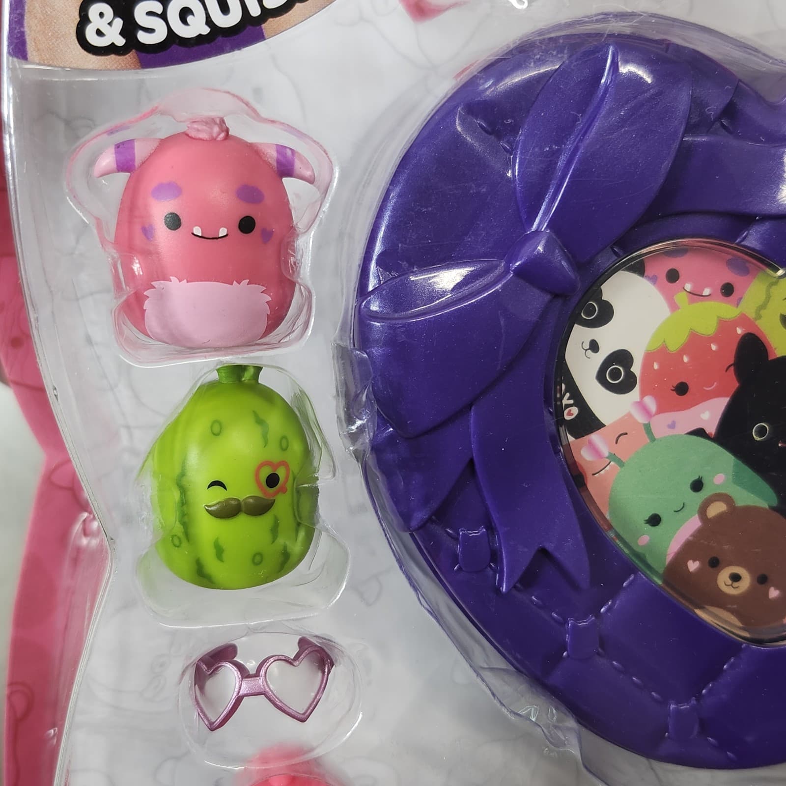 Squishmallow Squish-a-Longs Kids Toy 8 Piece Purple Series 2 NEW - Thumbnail 4
