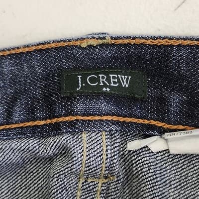 J.Crew Jeans Women's 27 Blue Matchstick Dark Wash Straight Stretch Denim - Thumbnail 8