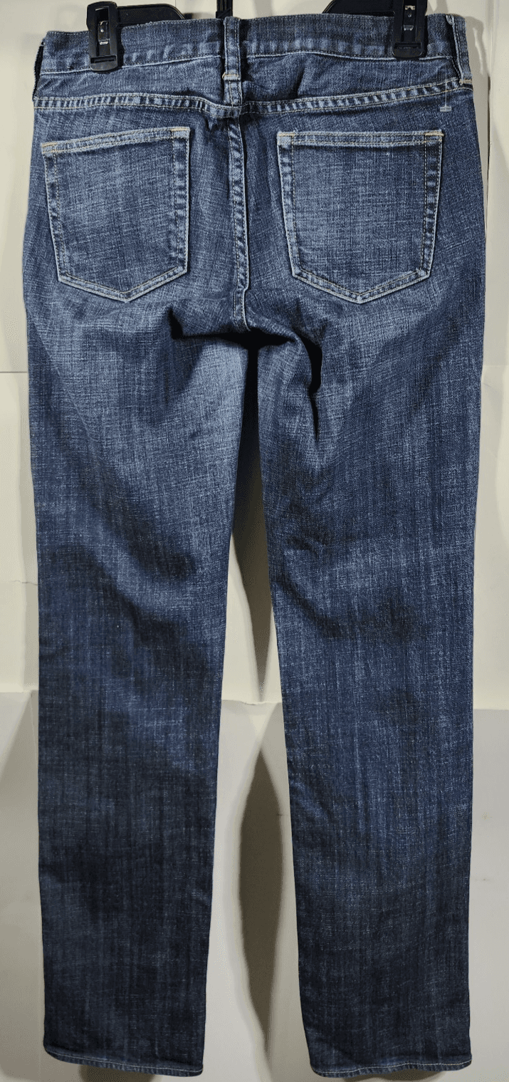 J.Crew Jeans Women's 27 Blue Matchstick Dark Wash Straight Stretch Denim - Thumbnail 4