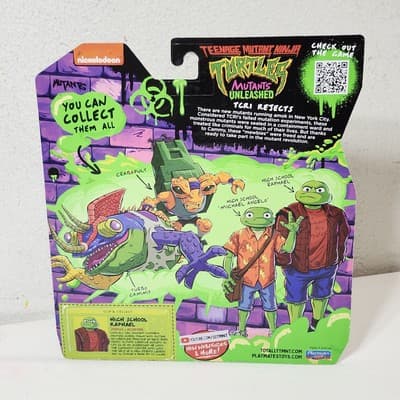 Teenage Mutant Ninja Turtles Mutations High School Raphael Toy TMNT NEW - Thumbnail 3