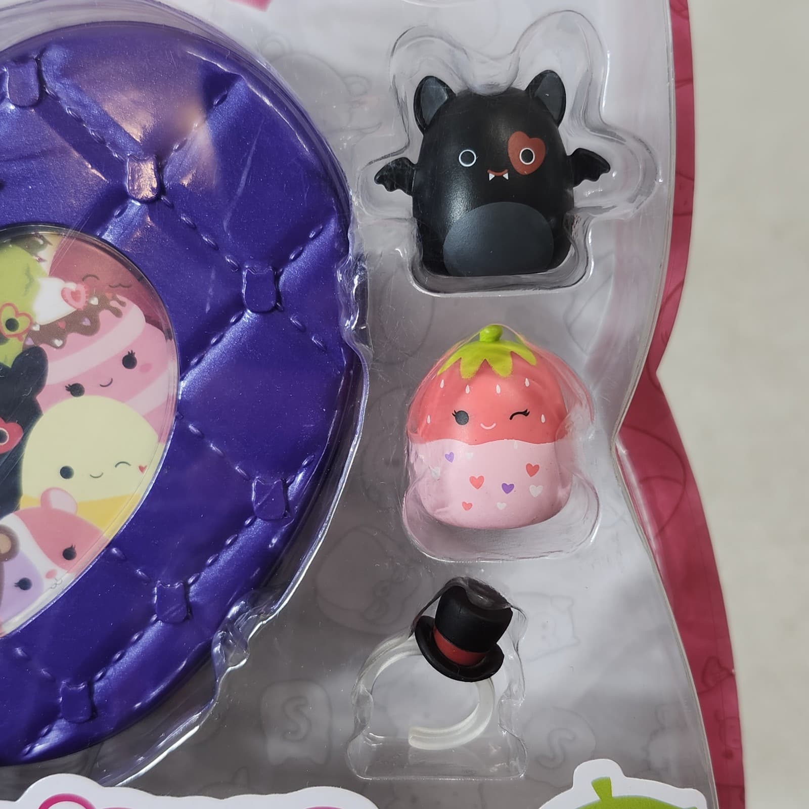 Squishmallow Squish-a-Longs Kids Toy 8 Piece Purple Series 2 NEW - Thumbnail 2