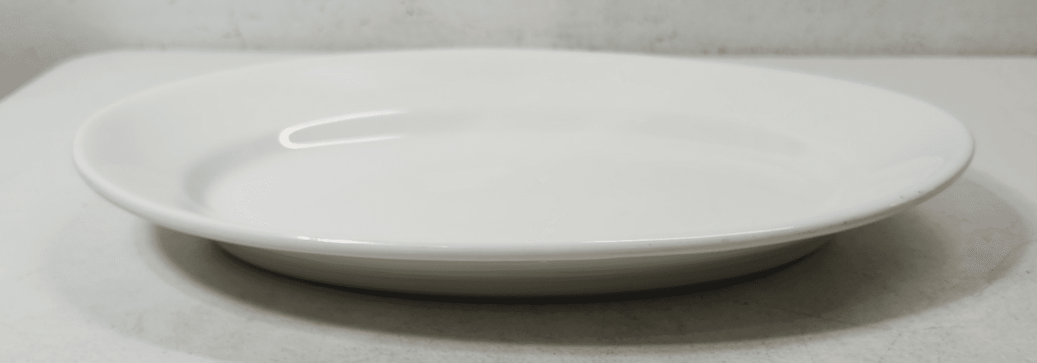 Warwick China Oval White Serving Dish Platter 14" Home Decor - Thumbnail 3