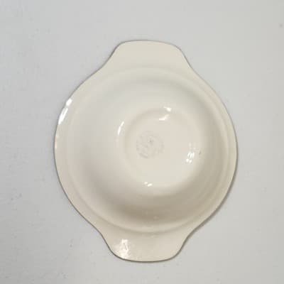 Vernonware Pottery Homespun Hand Painted Chowder Bowl 6" Vintage 1940's - Thumbnail 4