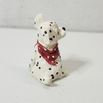 Kathy Wise Enesco 1993 Christmas Dalmatian Dog Figure Decoration - Thumbnail 6