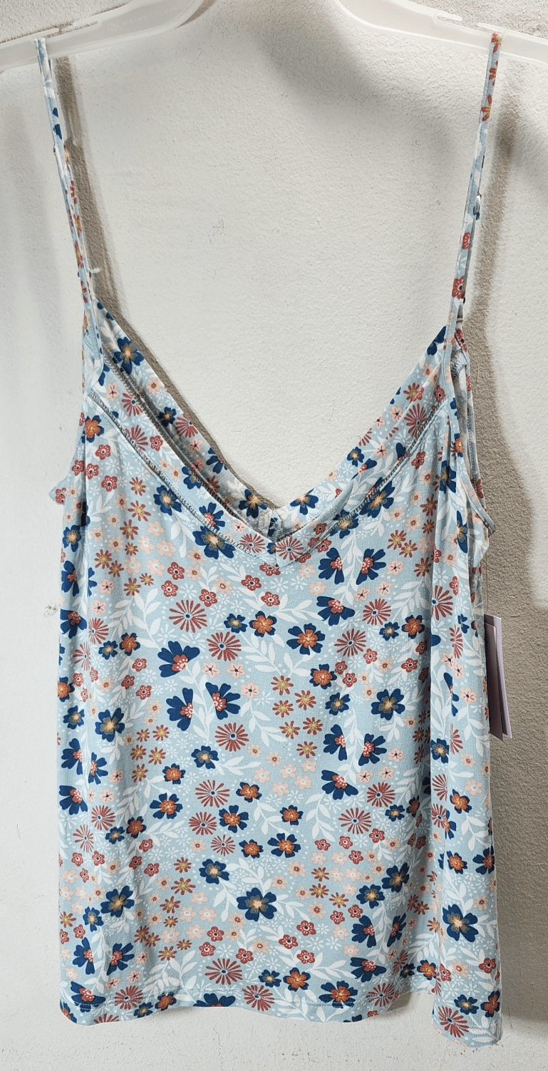 Camisole Women's Size Small Floral Design Spaghetti Straps Joyspun Shirt NEW - Thumbnail 5