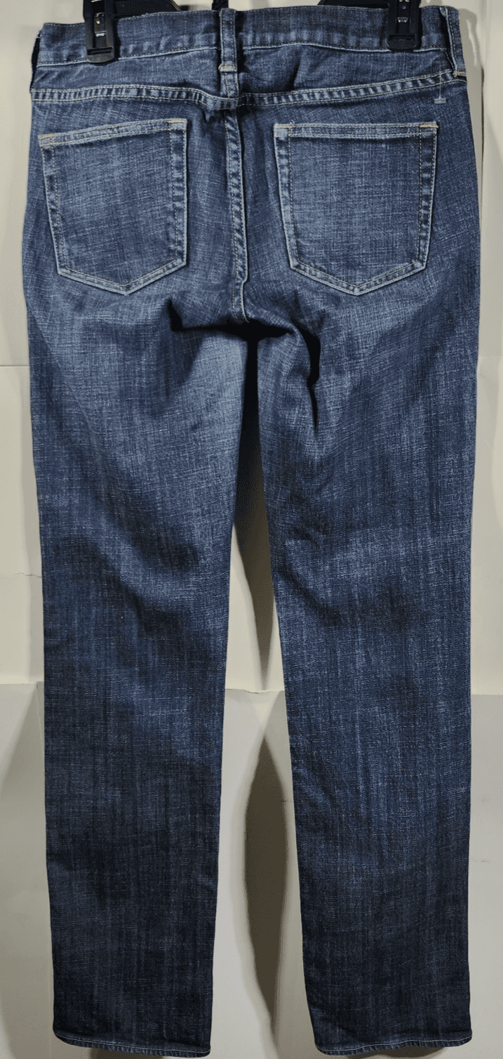 J.Crew Jeans Women's 27 Blue Matchstick Dark Wash Straight Stretch Denim - Thumbnail 6