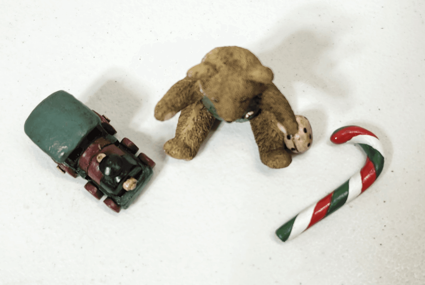 Mark Klaus Bear Train Candy Cane Figure Home Decor With Box #860036 - Thumbnail 4