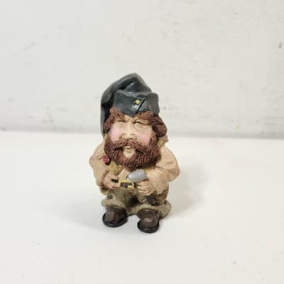 Mark Klaus Man Figure Wearing Hat Home Decor With Box Vintage - Thumbnail 10