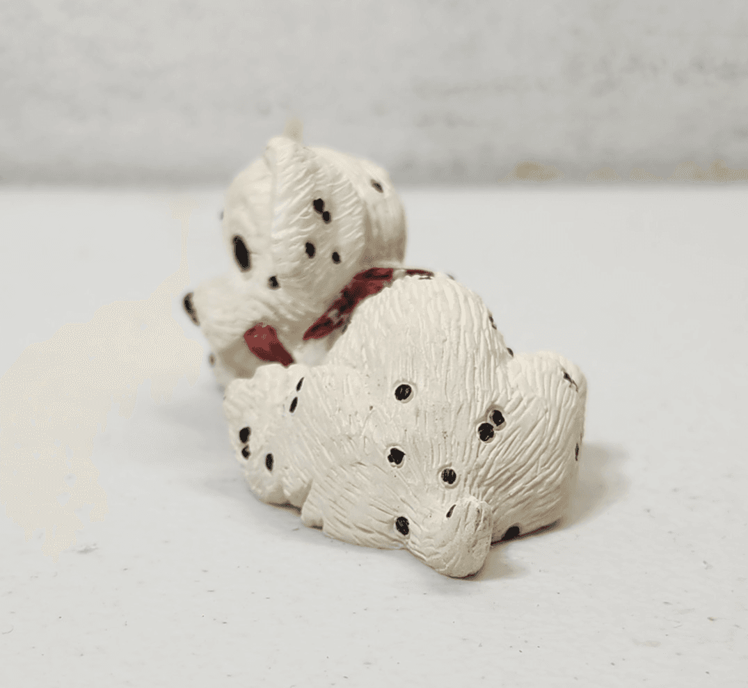 Enesco 1993 Christmas Dalmatian Dog Figure Decoration Kathy Wise - Thumbnail 8