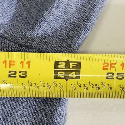 Nautica Sweater Men's XL Blue V-Neck Pullover Long Sleeve Stretch - Thumbnail 2