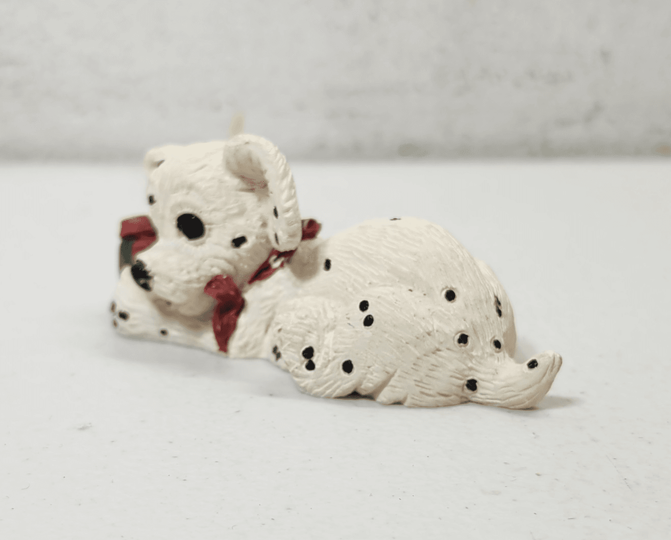 Enesco 1993 Christmas Dalmatian Dog Figure Decoration Kathy Wise - Thumbnail 9