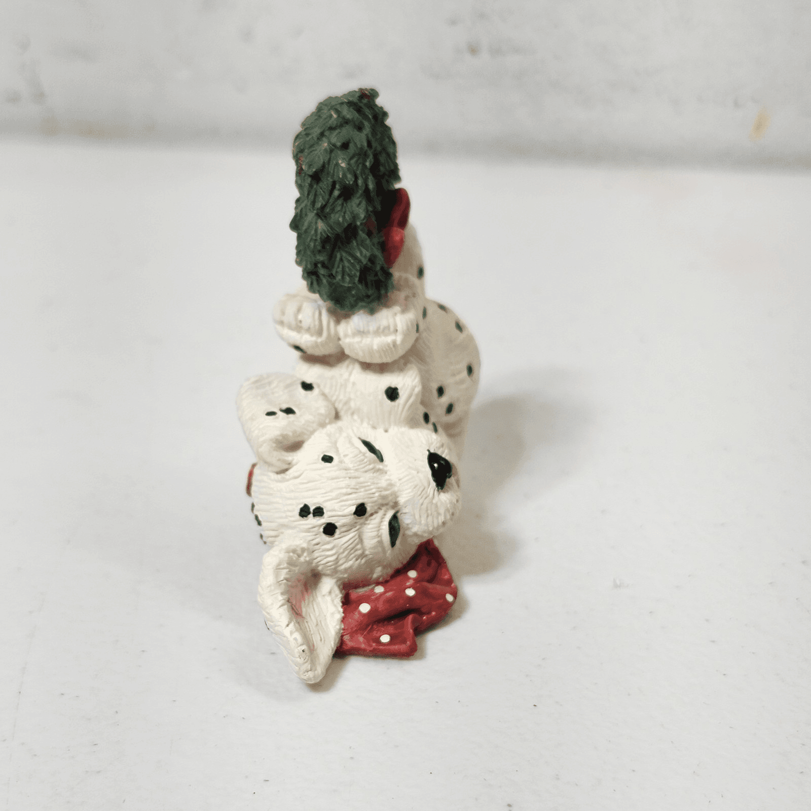 Kathy Wise Enesco 1995 Christmas Dalmatian Dog Figure Decoration - Thumbnail 3