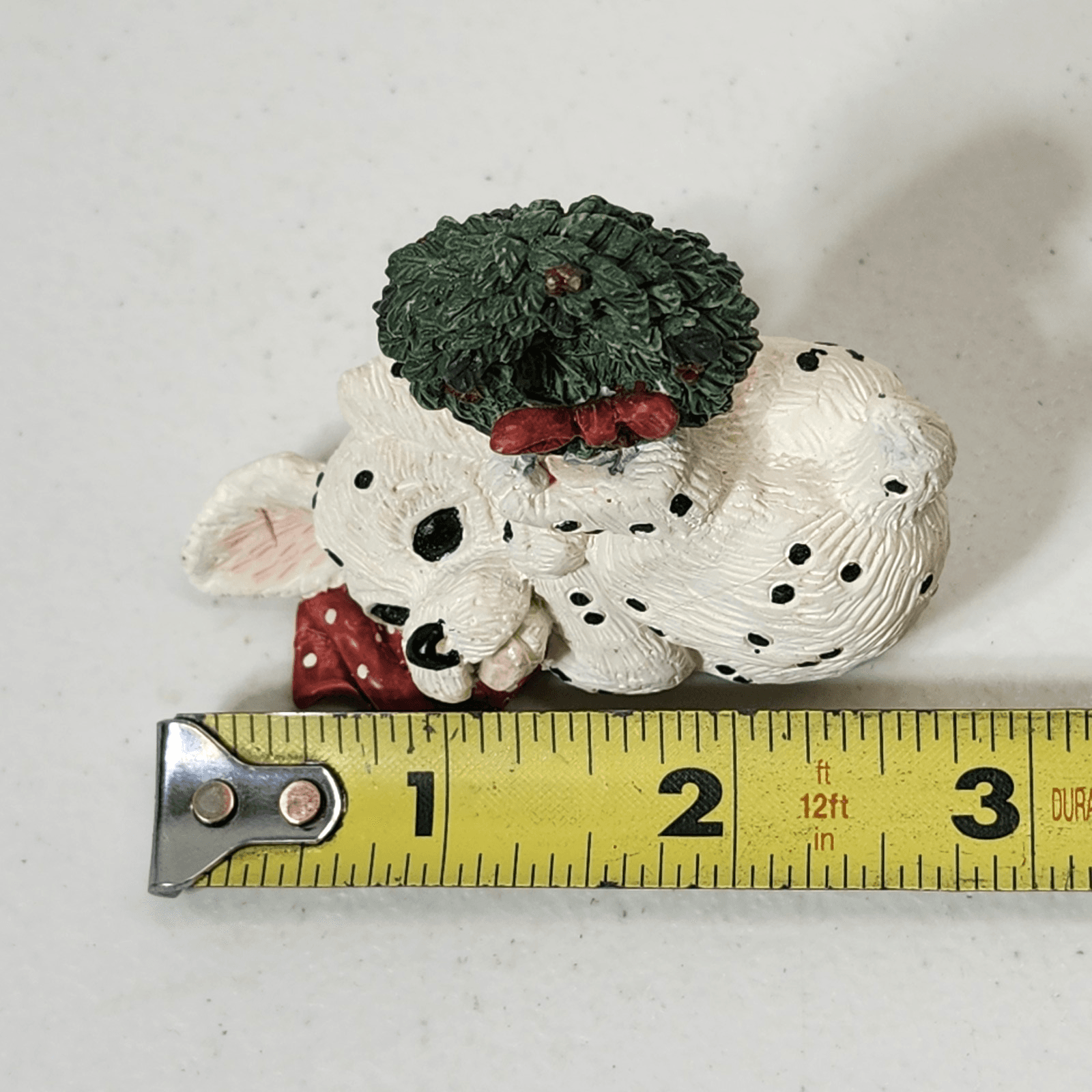 Kathy Wise Enesco 1995 Christmas Dalmatian Dog Figure Decoration - Thumbnail 8