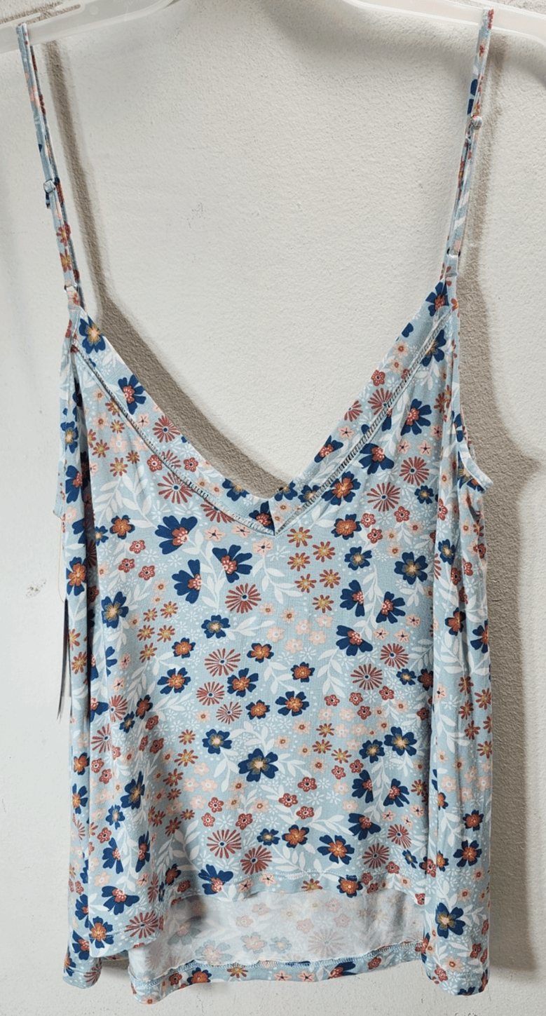 Camisole Women's Size Small Floral Design Spaghetti Straps Joyspun Shirt NEW - Thumbnail 4