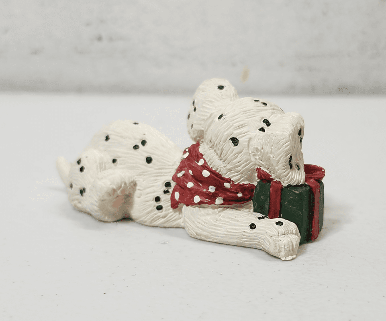 Enesco 1993 Christmas Dalmatian Dog Figure Decoration Kathy Wise - Thumbnail 5
