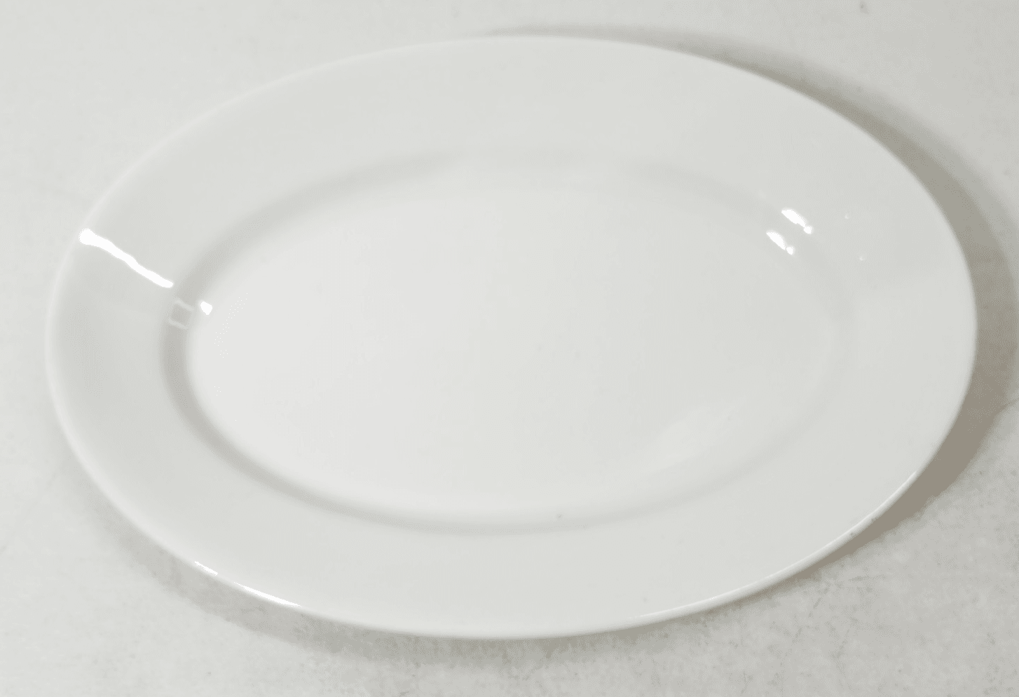 Warwick China Oval White Serving Dish Platter 14" Home Decor - Thumbnail 2